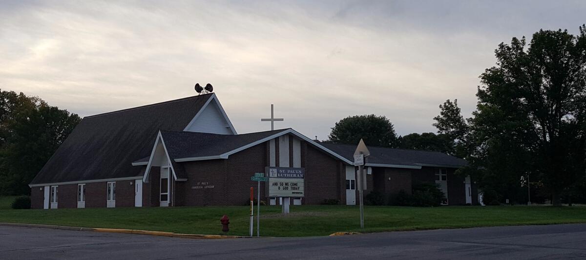 Exterior view of church