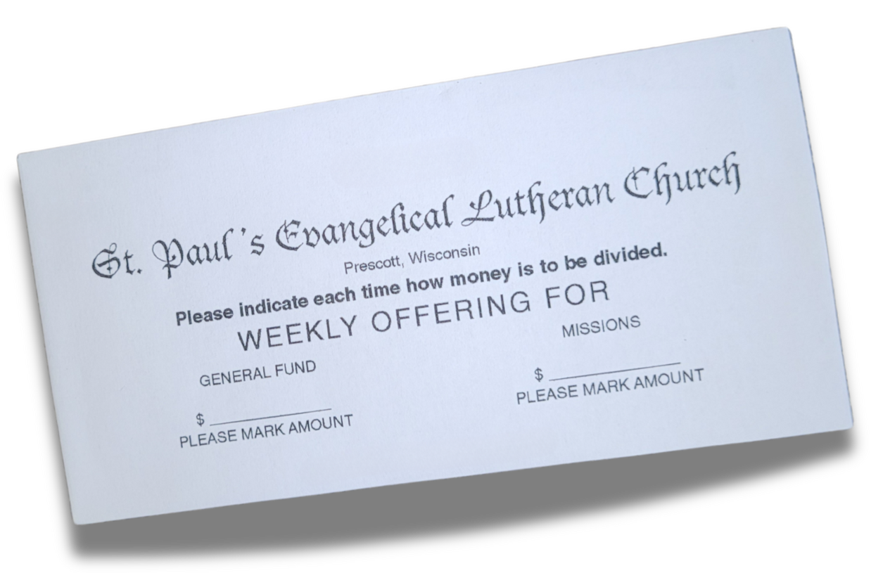 Weekly Offering Envolope